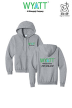 Port & Co™ Core Fleece Full-Zip Hooded Sweatshirt - Wyatt Irrigation of Santa Rosa
