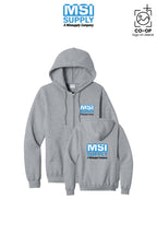 Port & Co™ Core Fleece Full-Zip Hooded Sweatshirt - MSI Supply Houston
