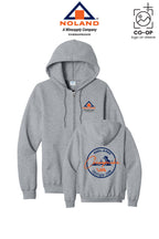 Port & Co™ Core Fleece Full-Zip Hooded Sweatshirt - Noland Company Chesapeake