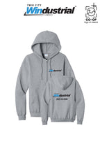 Port & Co™ Core Fleece Full-Zip Hooded Sweatshirt - Twin City Windustrial
