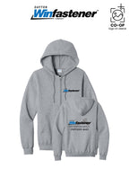 Port & Co™ Core Fleece Full-Zip Hooded Sweatshirt - Dayton Winfastener