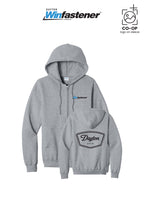 Port & Co™ Core Fleece Full-Zip Hooded Sweatshirt - Dayton Winfastener