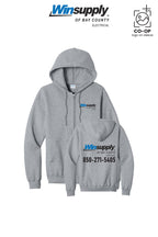 Port & Co™ Core Fleece Full-Zip Hooded Sweatshirt - Winsupply Bay County FL
