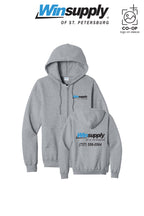 Port & Co™ Core Fleece Full-Zip Hooded Sweatshirt - Winsupply of St. Petersburg