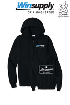 Port & Co™ Core Fleece Full-Zip Hooded Sweatshirt - Winsupply of Albuquerque
