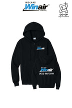 Port & Co™ Core Fleece Full-Zip Hooded Sweatshirt - Midland Winair