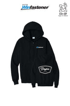 Port & Co™ Core Fleece Full-Zip Hooded Sweatshirt - Dayton Winfastener