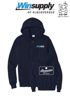 Port & Co™ Core Fleece Full-Zip Hooded Sweatshirt - Winsupply of Albuquerque