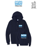 Port & Co™ Core Fleece Full-Zip Hooded Sweatshirt - MSI Supply Houston
