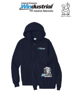 Port & Co™ Core Fleece Full-Zip Hooded Sweatshirt - Inland Empire Windustrial