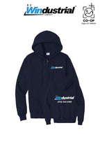 Port & Co™ Core Fleece Full-Zip Hooded Sweatshirt - KC Windustrial