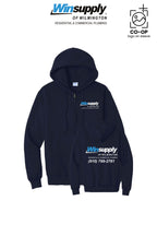 Port & Co™ Core Fleece Full-Zip Hooded Sweatshirt - Winsupply of Wilmington