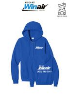 Port & Co™ Core Fleece Full-Zip Hooded Sweatshirt - Midland Winair