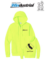 Port & Co™ Core Fleece Full-Zip Hooded Sweatshirt - Santa Clara Windustrial