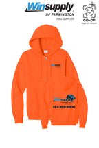 Port & Co™ Core Fleece Full-Zip Hooded Sweatshirt - Winsupply of Farmington