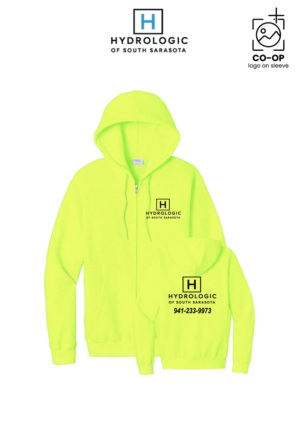Port & Co™ Core Fleece Full-Zip Hooded Sweatshirt - Winsupply Sarasota FL Co.