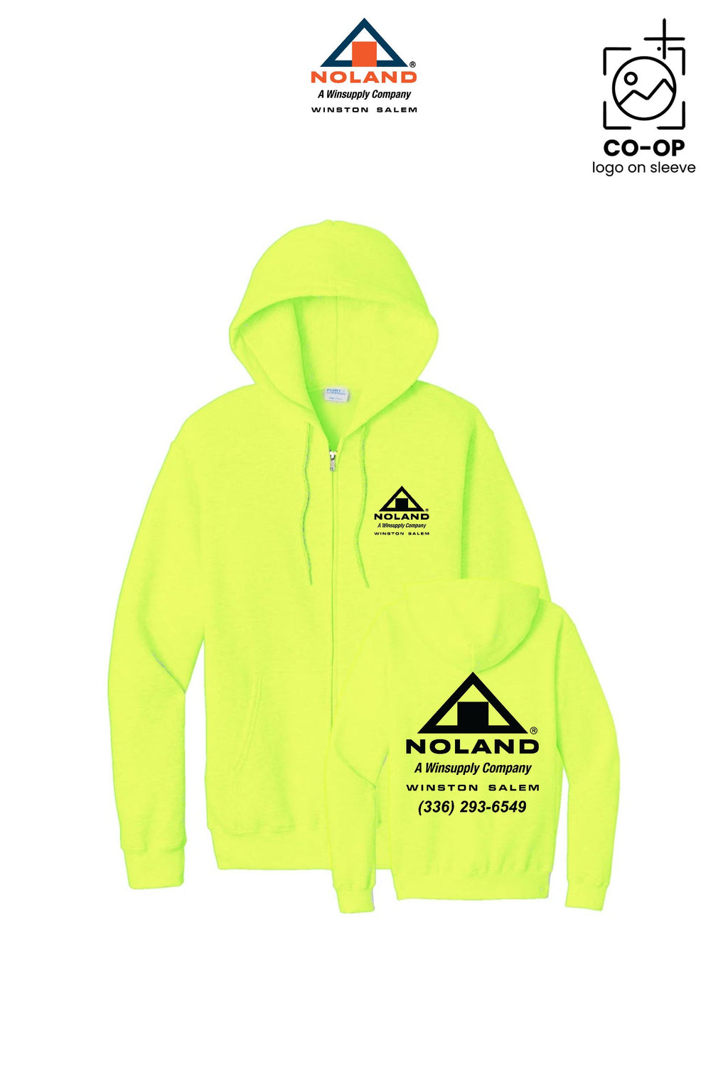 Port & Co™ Core Fleece Full-Zip Hooded Sweatshirt - Winston Salem Noland