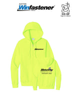 Port & Co™ Core Fleece Full-Zip Hooded Sweatshirt - Dayton Winfastener