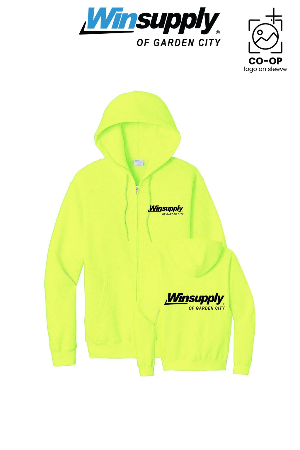 Port & Co™ Core Fleece Full-Zip Hooded Sweatshirt - Winsupply Garden City KS Co.
