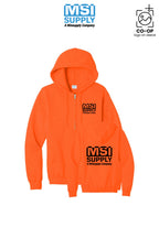Port & Co™ Core Fleece Full-Zip Hooded Sweatshirt - MSI Supply Houston