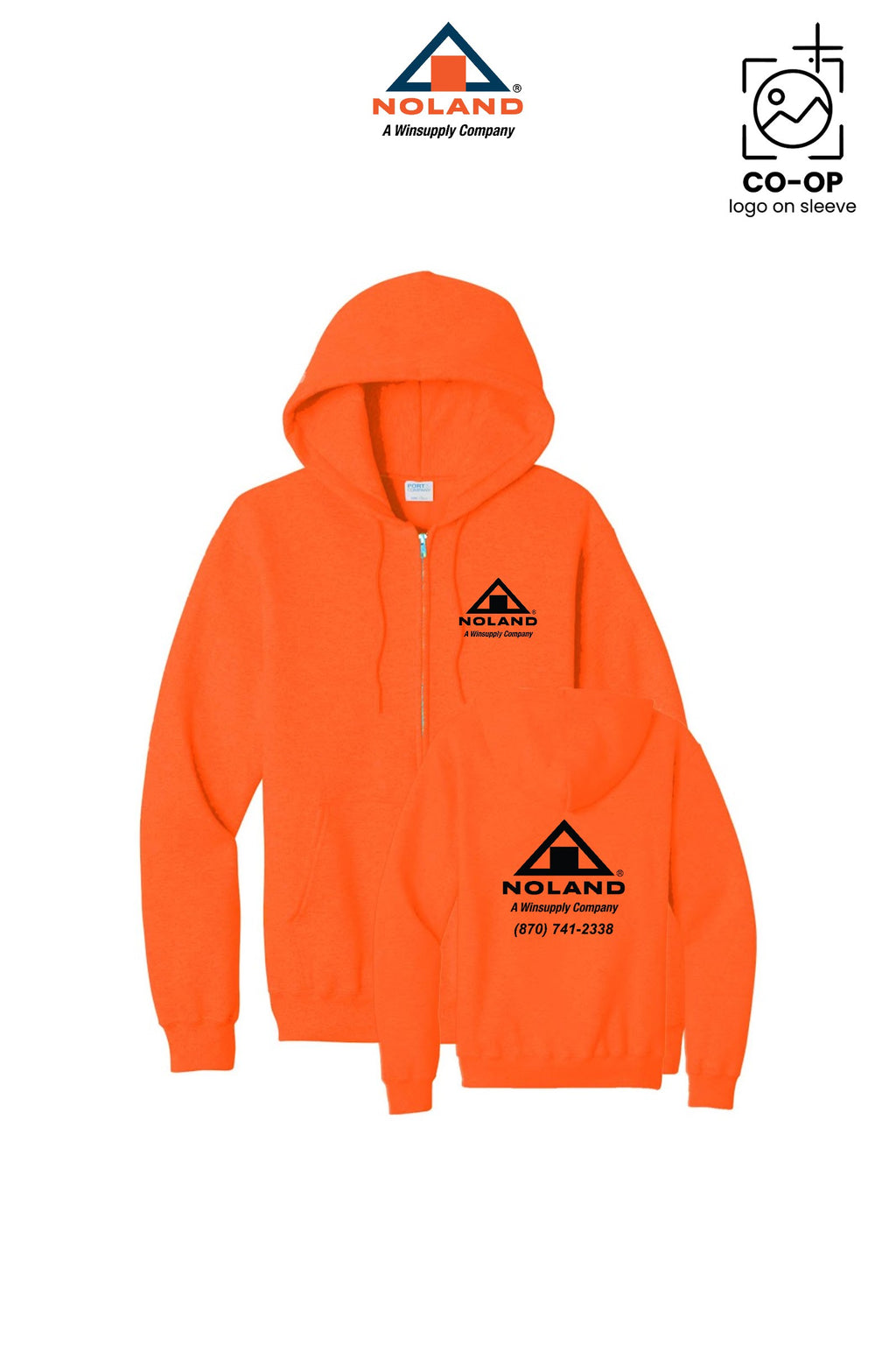 Port & Co™ Core Fleece Full-Zip Hooded Sweatshirt - Harrison Noland
