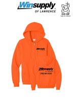 Port & Co™ Core Fleece Full-Zip Hooded Sweatshirt - Winsupply of Lawrence