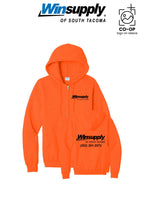 Port & Co™ Core Fleece Full-Zip Hooded Sweatshirt - Winsupply of South Tacoma