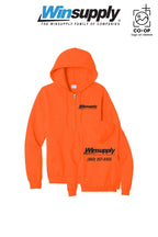 Port & Co™ Core Fleece Full-Zip Hooded Sweatshirt - Winsupply of West Hartford