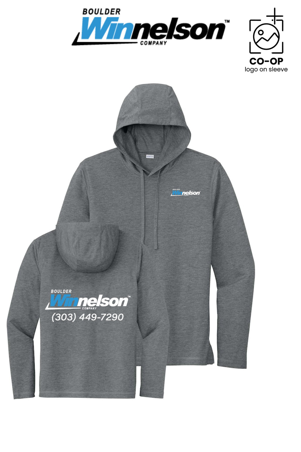Sport-Tek® PosiCharge® Tri-Blend Wicking Long Sleeve Hoodie - Boulder Winnelson