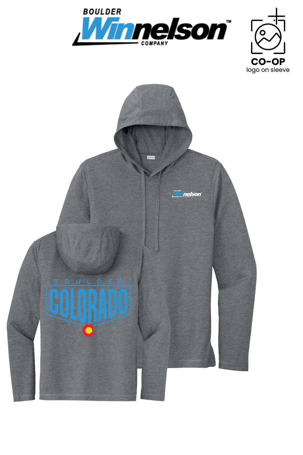 Sport-Tek® PosiCharge® Tri-Blend Wicking Long Sleeve Hoodie - Boulder Winnelson
