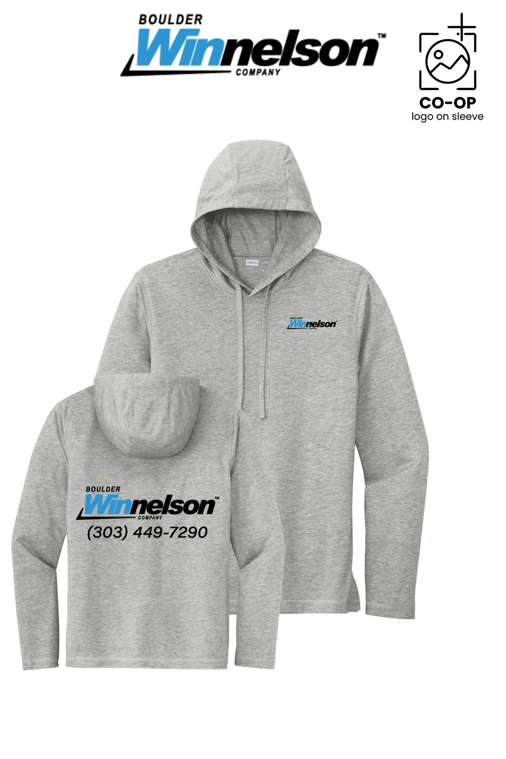 Sport-Tek® PosiCharge® Tri-Blend Wicking Long Sleeve Hoodie - Boulder Winnelson