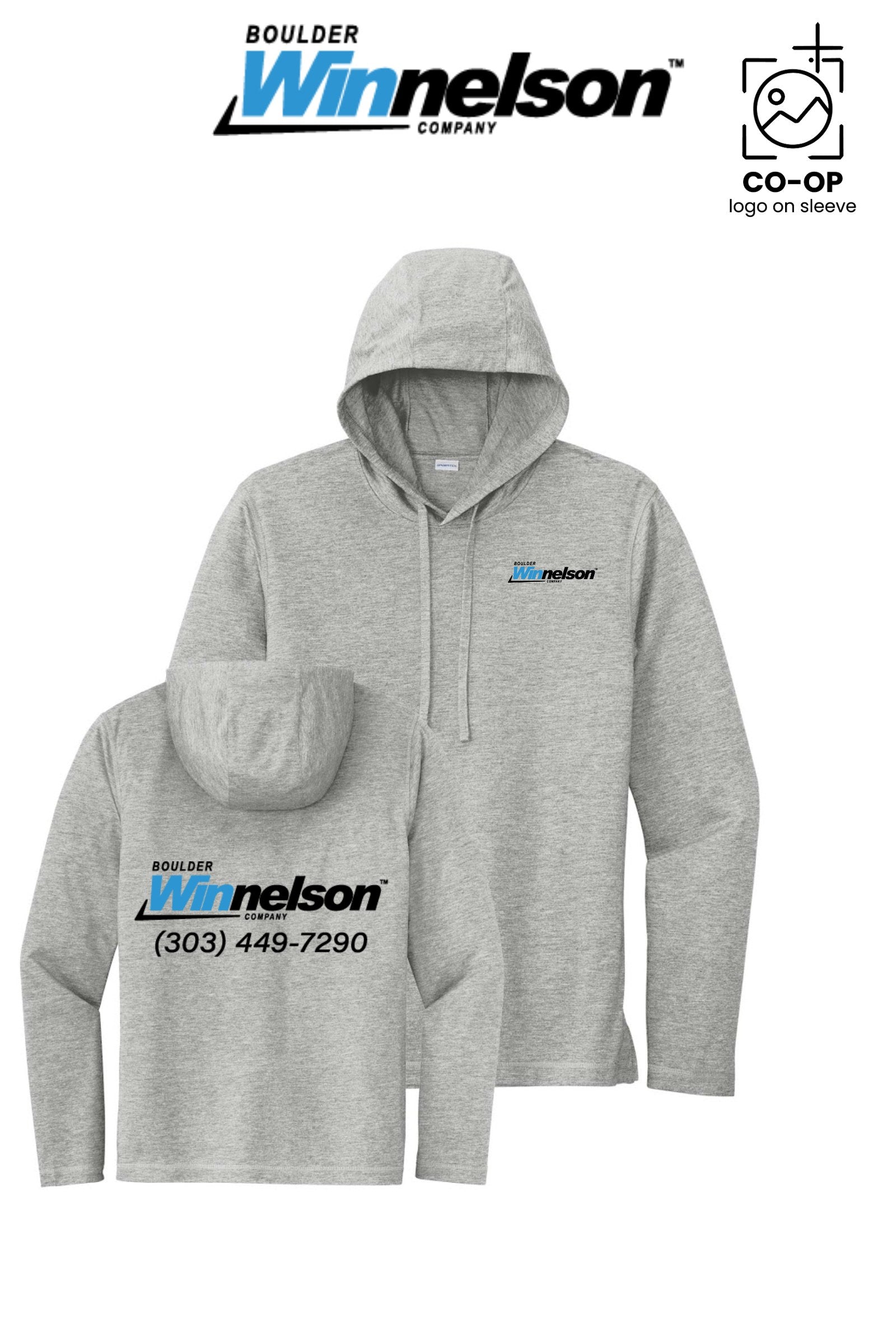 Sport-Tek® PosiCharge® Tri-Blend Wicking Long Sleeve Hoodie - Boulder Winnelson