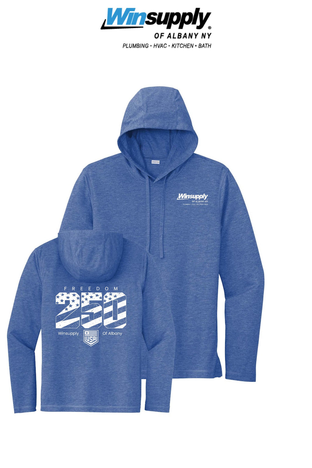 Sport-Tek® PosiCharge® Tri-Blend Wicking Long Sleeve Hoodie - Winsupply Albany NY