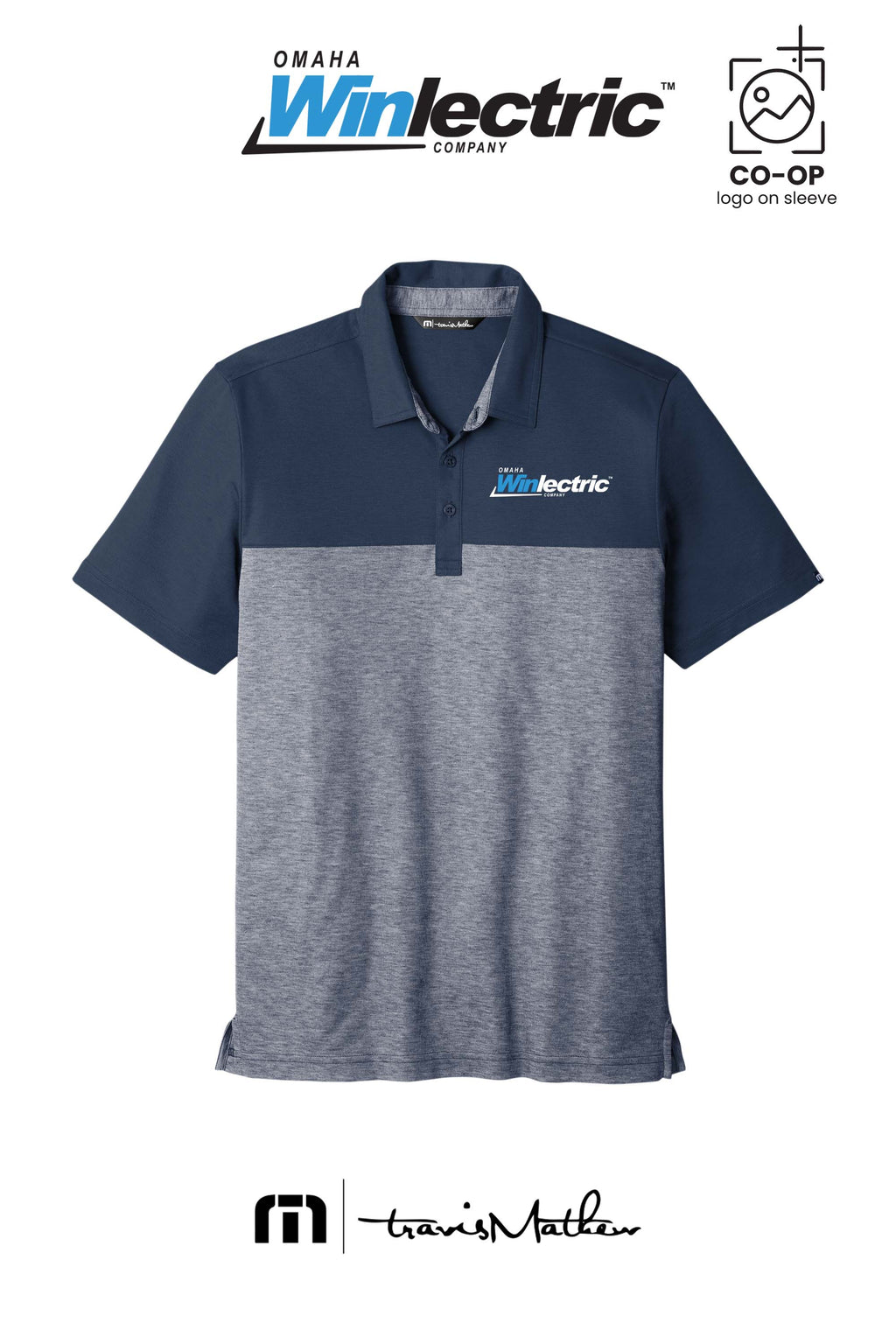 TravisMathew Oceanside Blocked Polo - Omaha Winlectric