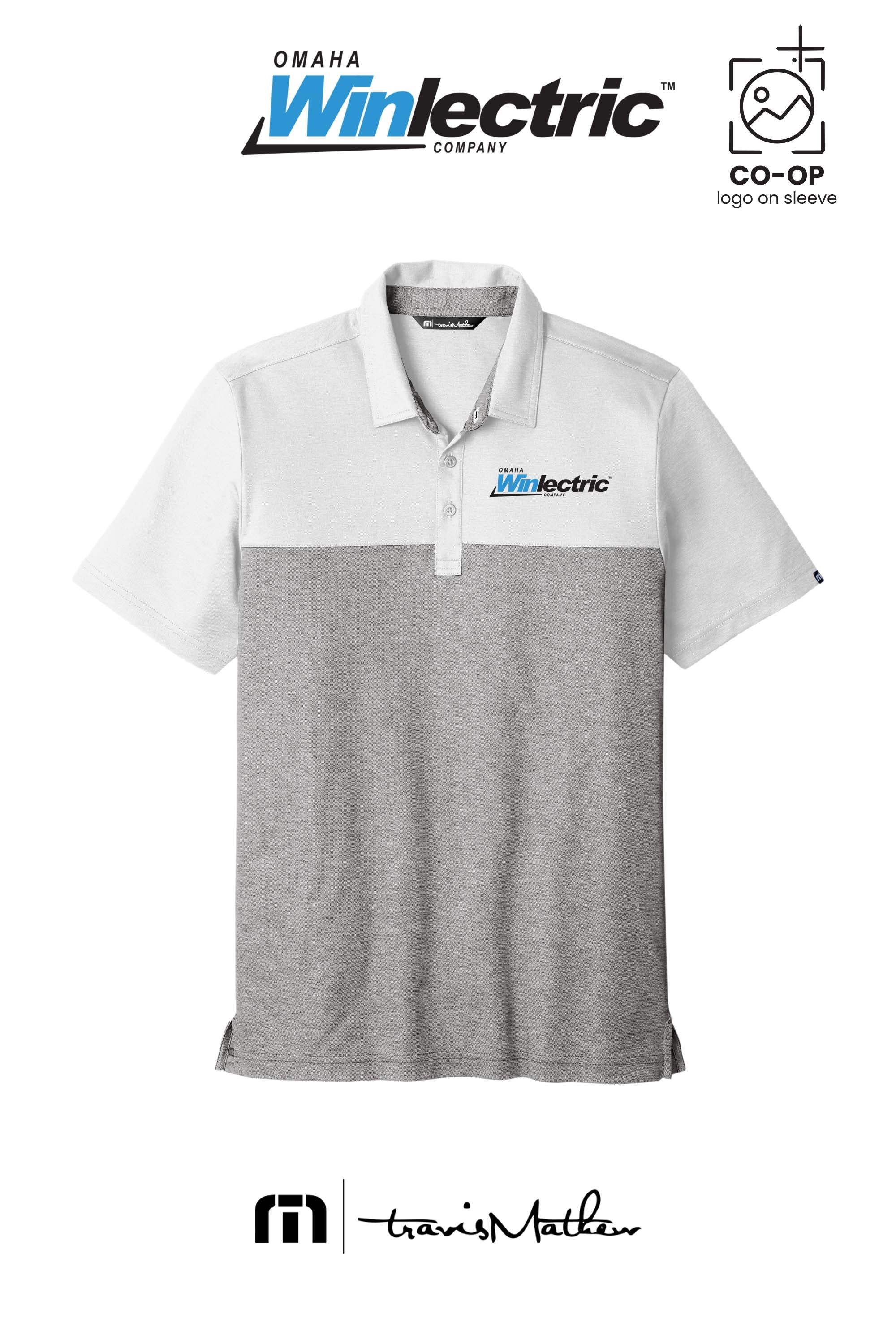 TravisMathew Oceanside Blocked Polo - Omaha Winlectric
