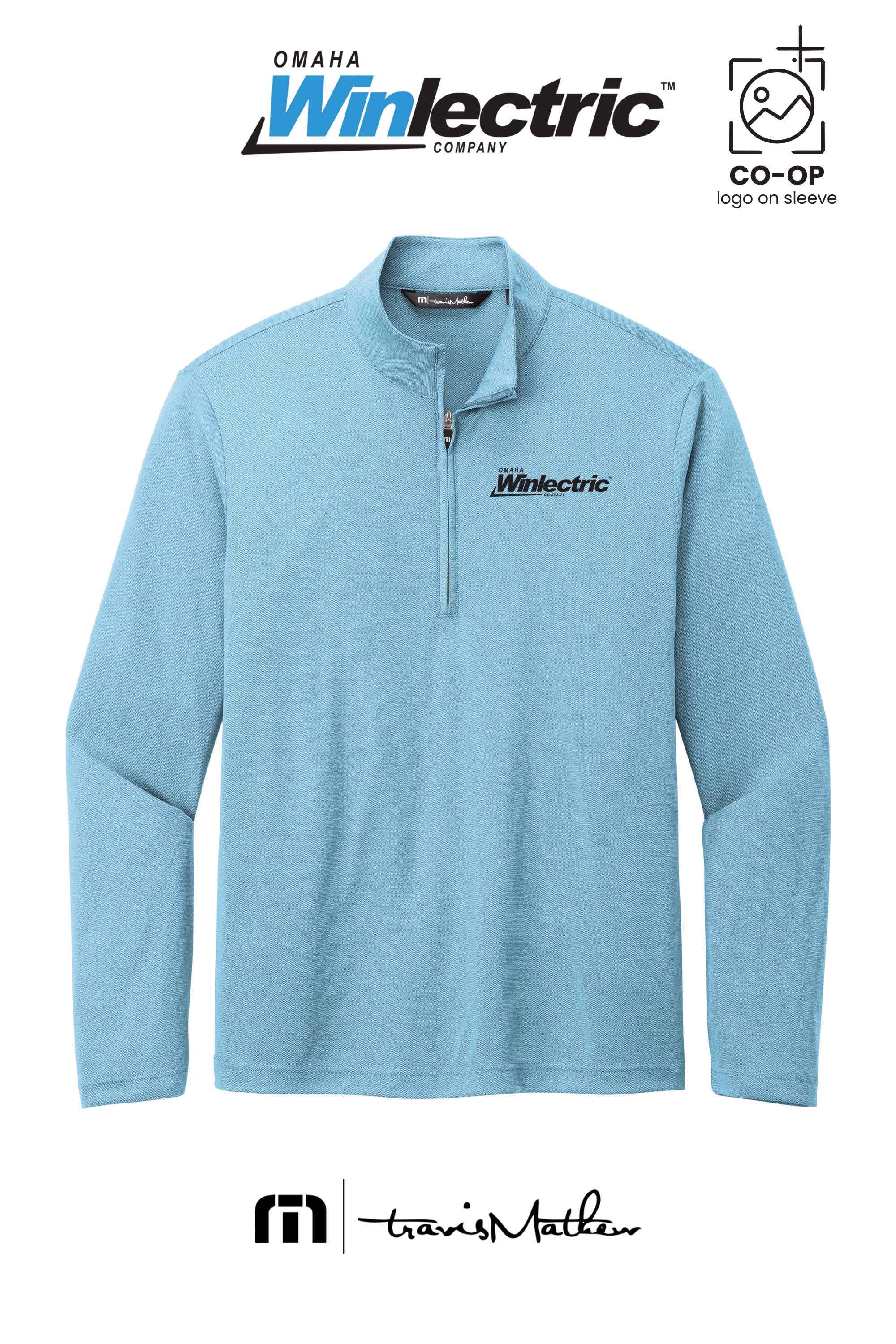 TravisMathew Coto Performance 1/4-Zip - Omaha Winlectric