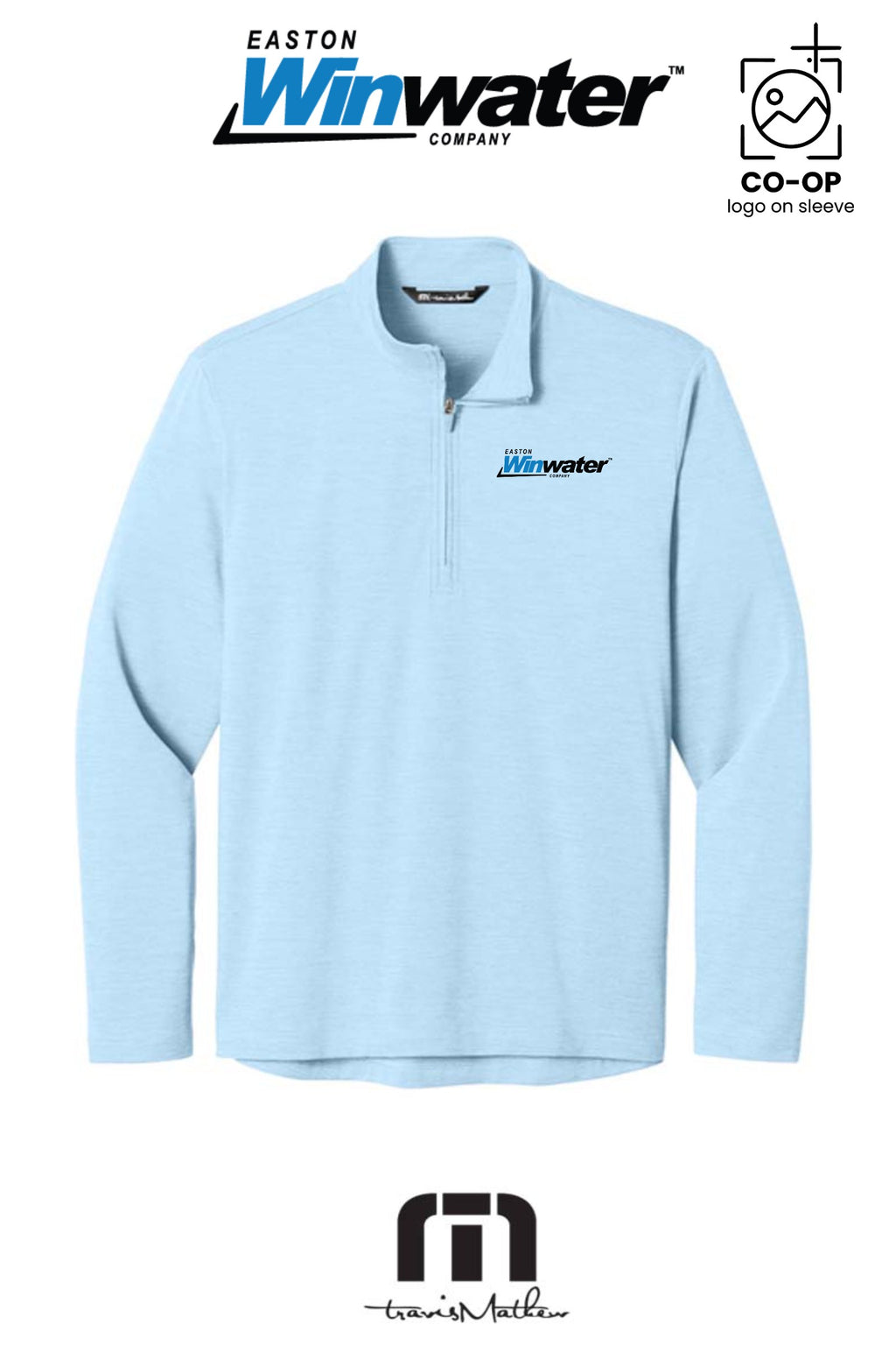 TravisMathew Men’s Onward 1/4-Zip - Easton Winwater