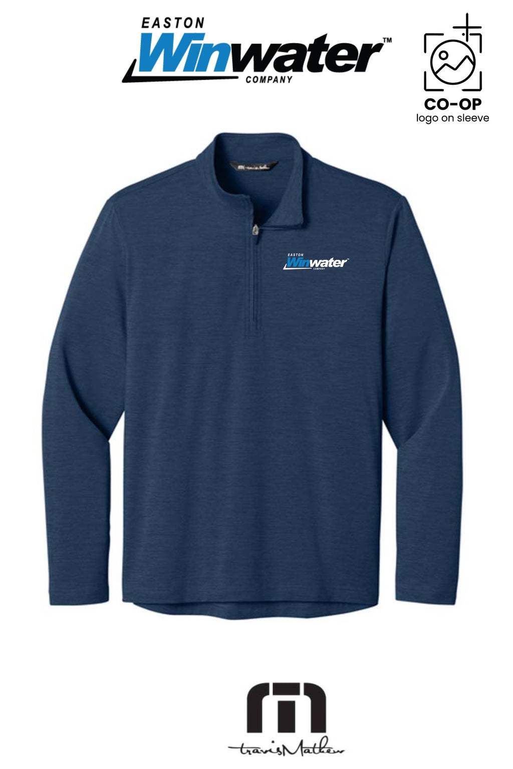 TravisMathew Men’s Onward 1/4-Zip - Easton Winwater