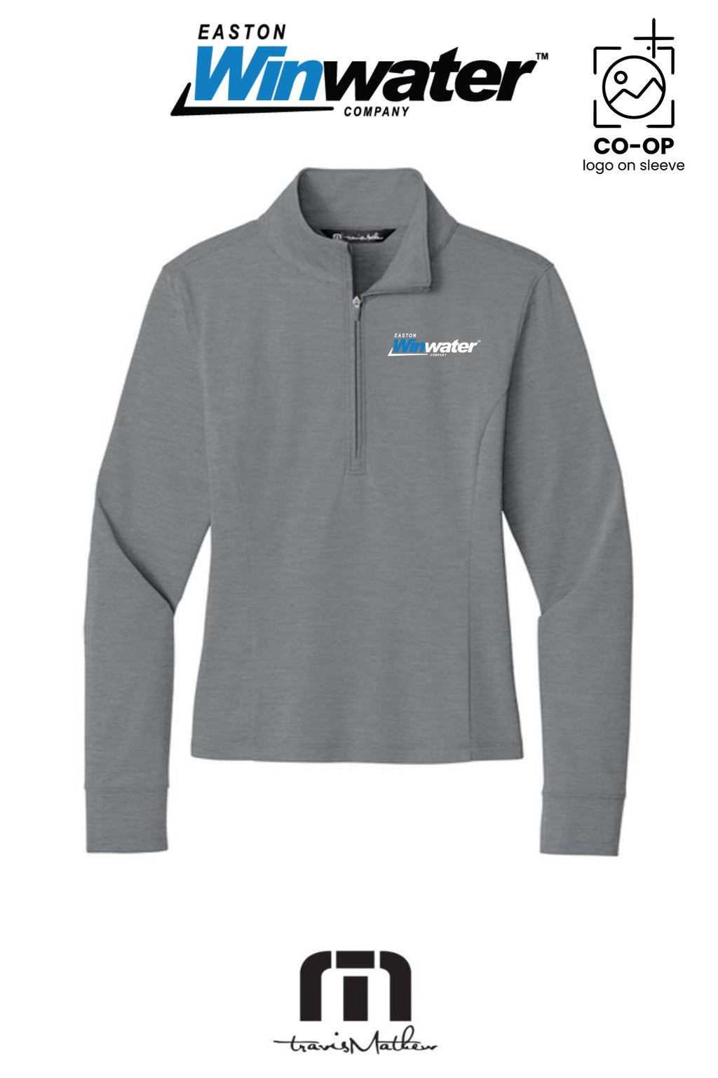 TravisMathew Women’s Onward 1/4-Zip - Easton Winwater