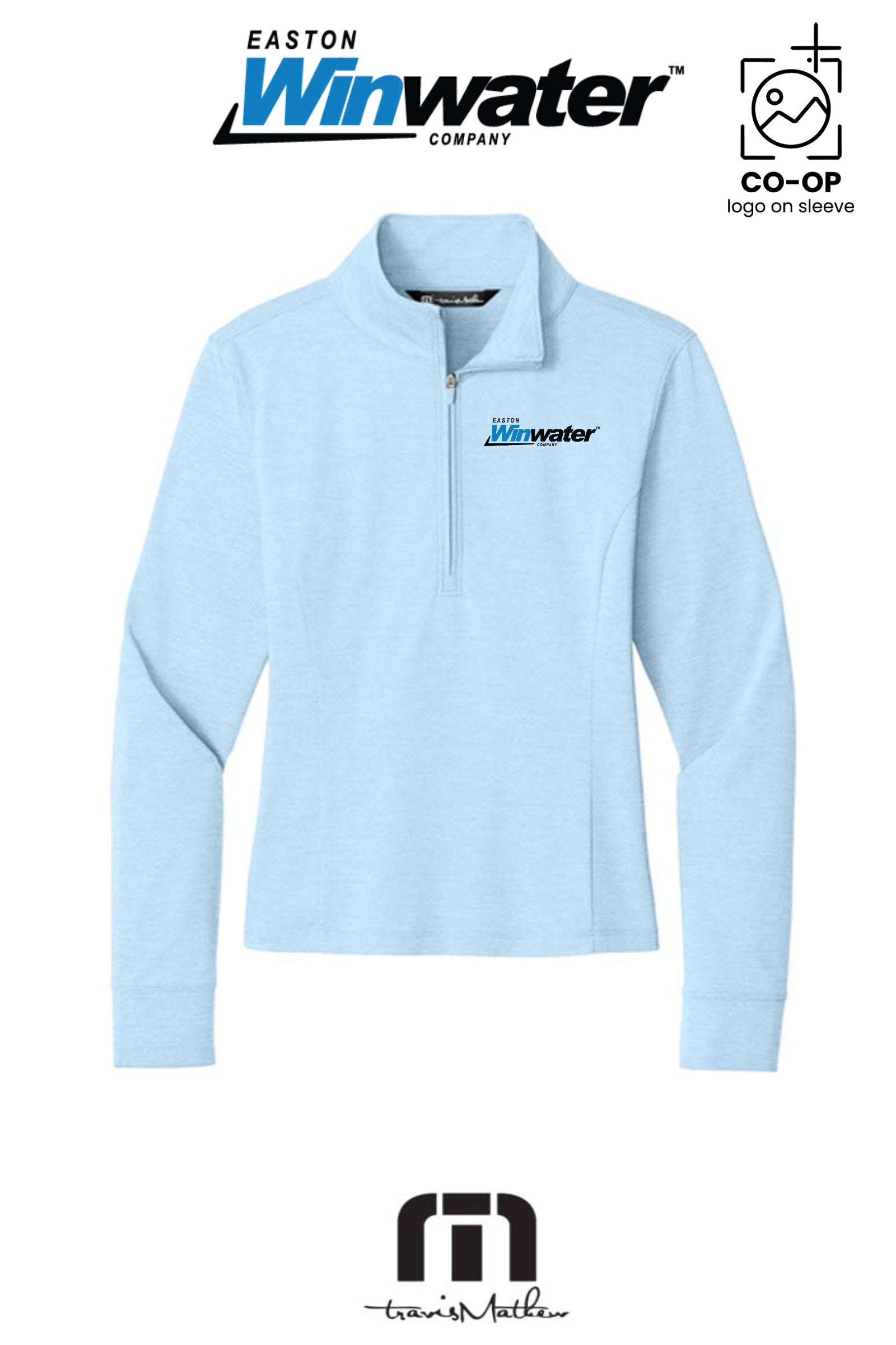 TravisMathew Women’s Onward 1/4-Zip - Easton Winwater