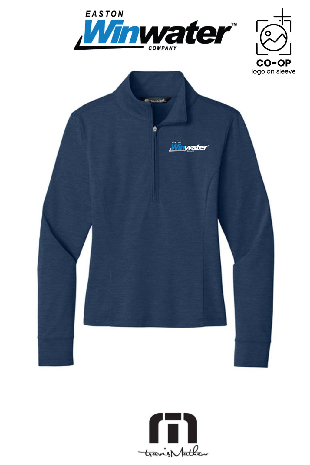 TravisMathew Women’s Onward 1/4-Zip - Easton Winwater