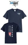 America 250 Port & Co Core Blend Tee - Freedom Tattered Banner - Winsupply of Gilbert